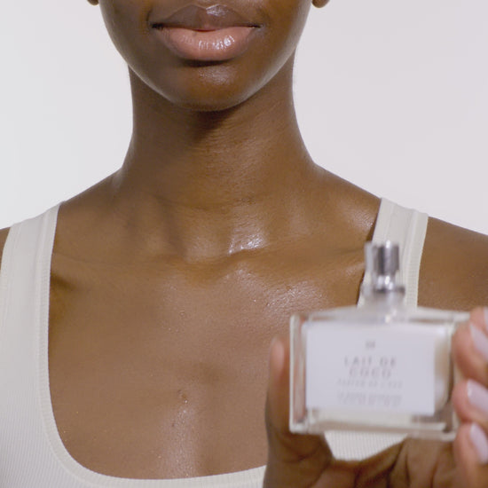 STEP 02 - Avoid rubbing into skin to maintain the integrity of the fragrance.